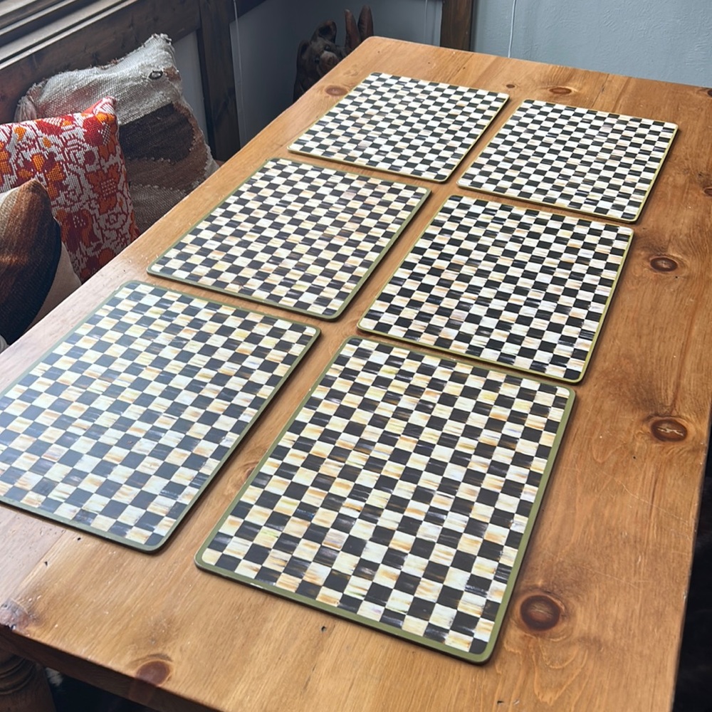 Mackenzie Childs Placemats (6)